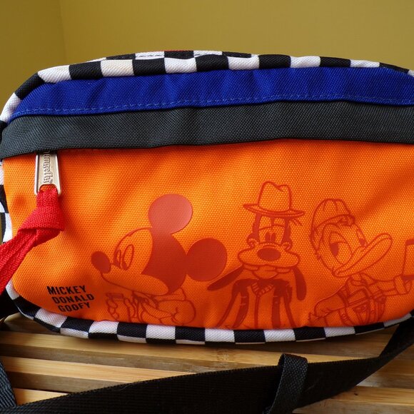 Loungefly Disney Mickey Donald Goofy Checkered Fanny Pack - Picture 2 of 13